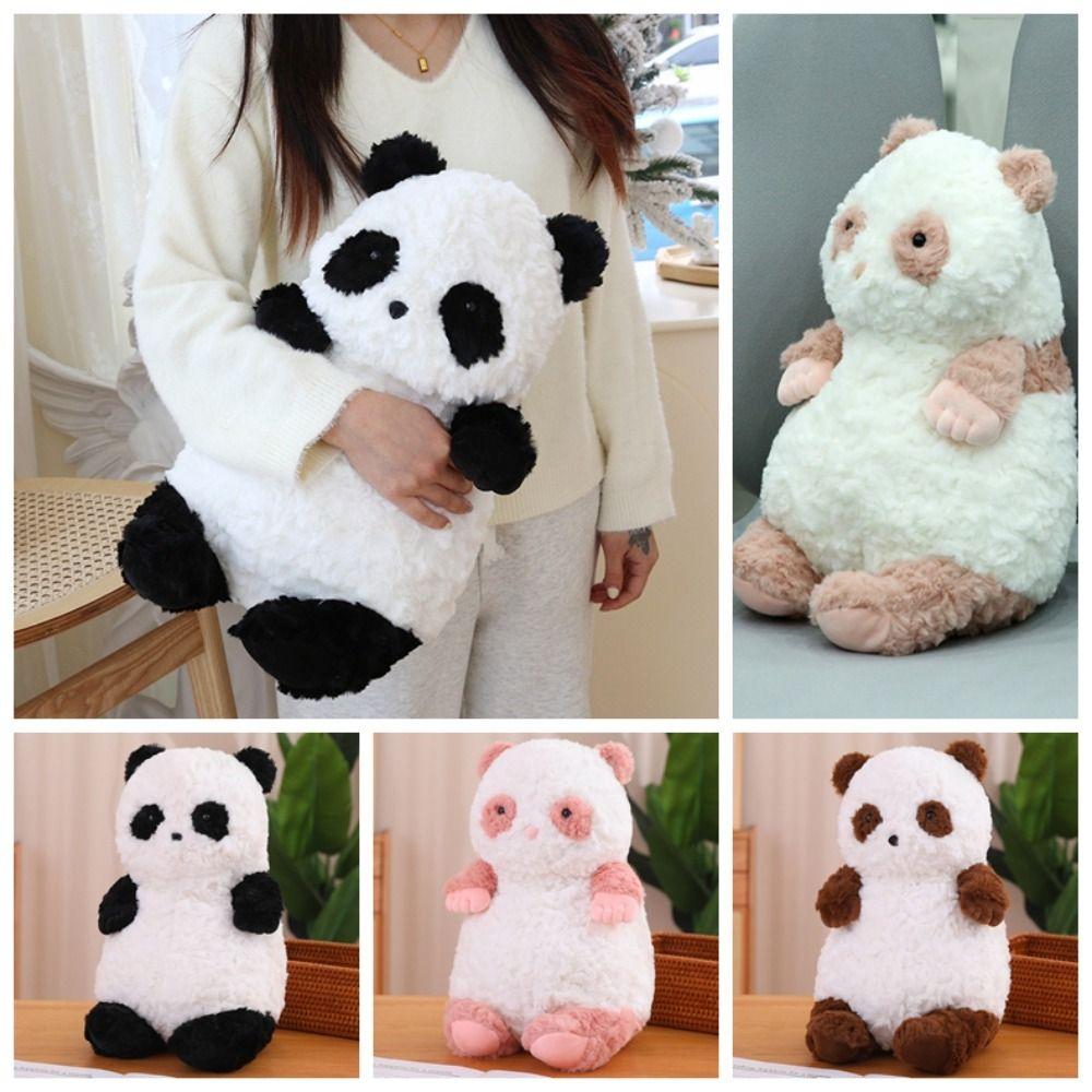

Simulation Colorful Cartoon Panda Plush Toy Panda Sitting Panda Stuffed Toy Decorative