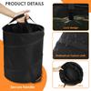 1/2Pcs Garden Waste Bag 37.8L Leaf Waste Bag Large Capacity Collapsible Garden Bag Space Saving Pop Up Trash Can for Outdoor
