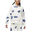 Jordan FW22 All Over Print Hooded Pullover Long Sleeve Sweatshirt Women Sweatshirt White DV2006-133