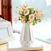 Modern Vase Flower Geometric Design Holder Smooth Surface Floral Stylish Nordic for Table Home Decoration