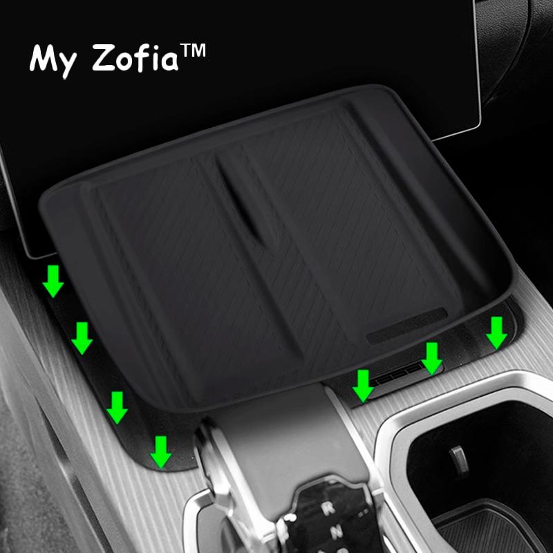 For Chery JAECOO J7 2024 2025 Car Central Control Wireless Charging Phone Holder Pads Anti-slip Protector Mat Cover Accessories