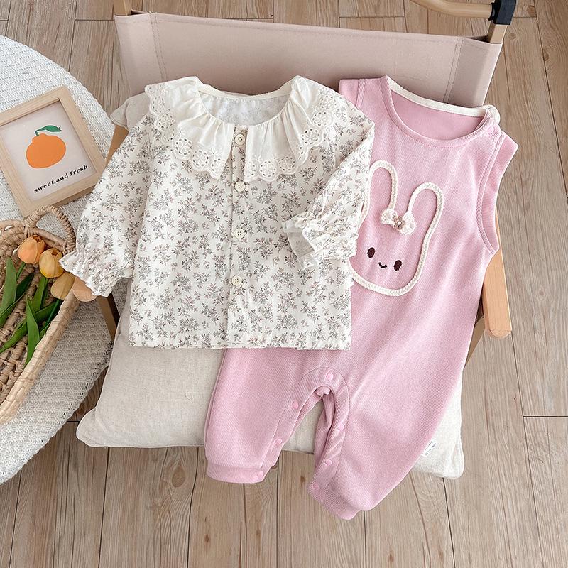 

Очаровательные весенние и осенние наряды для девочек: Комбинезоны, комбинезоны принцесс и комбинезоны для прогулок 80 cm