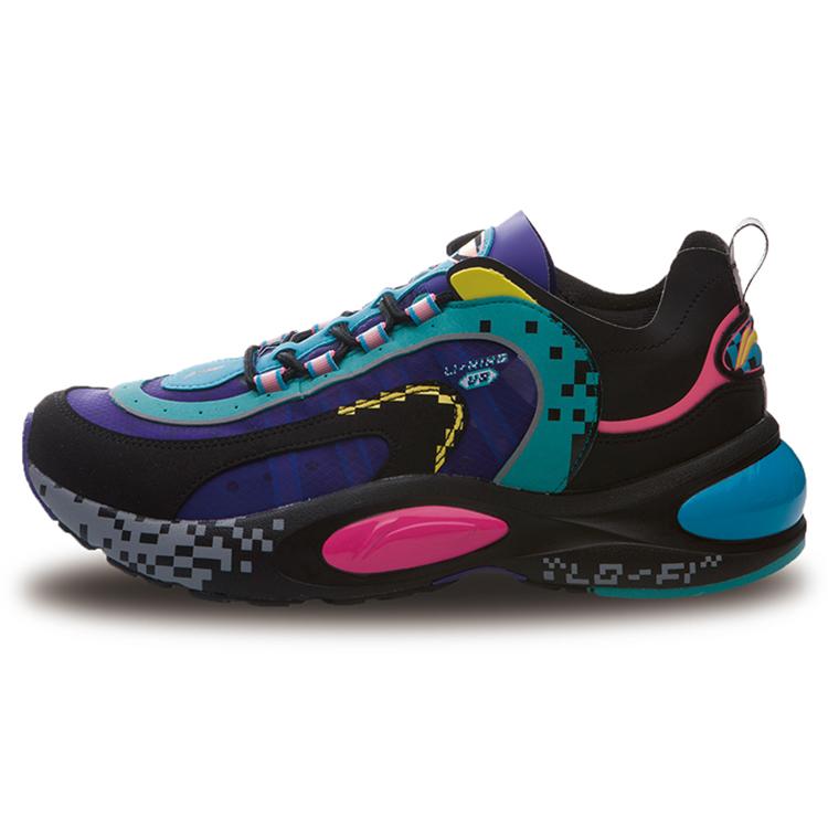 

Li Ning V8 Slip Resistant, Abrasion Resistant, Lightweight Low top Running Shoes Men s Black Blue Red ARHP093-9 39.5