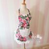 Korean Style Cotton Lace Apron - Cute, Sleeveless, Anti-Stain Kitchen Wear