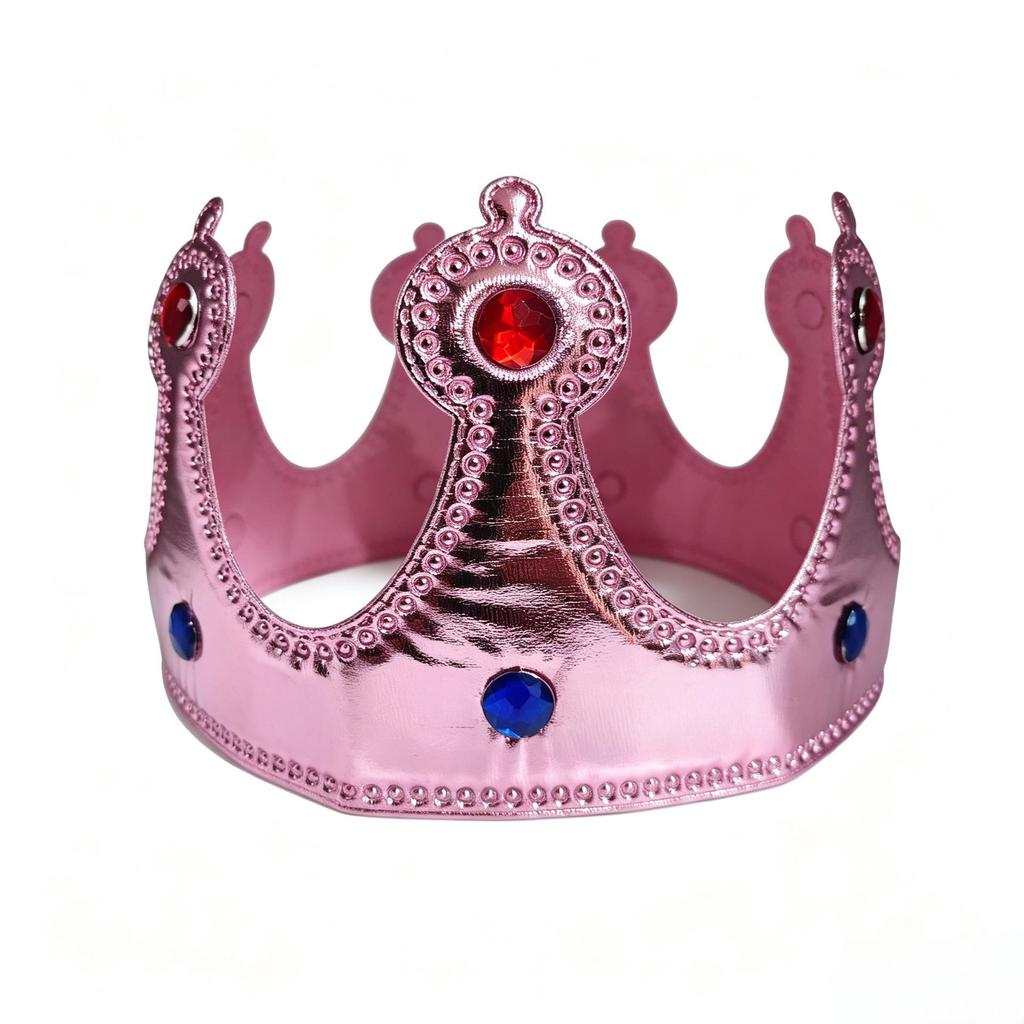 Royal Gold Crown Headdress for Kids' Costume Party