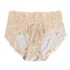 Women Satin Lace Patchwork Underwear Comfortable Panties Ladies Mid Waist Underpants Solid Color Briefs Female Lingerie