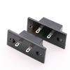 Push in Jack 2 Positions Connector Audio Speaker Terminals Speaker Terminals Spring Load Connector