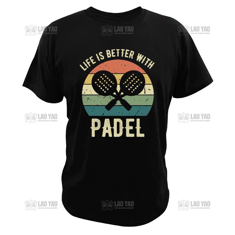 Porque Pierdo Al Padel Padel Divertido T-shirt Funny T-shirts Casual Soft Premium Men's Clothing Tee Shirt Graphic T Shirts Tops