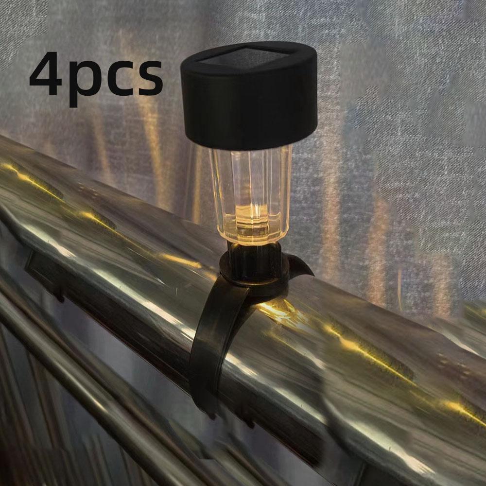 Solar Garden Light Railing Light for Balcony Guardrail Decorative Light Solar Outdoor Night Light Lawn Light