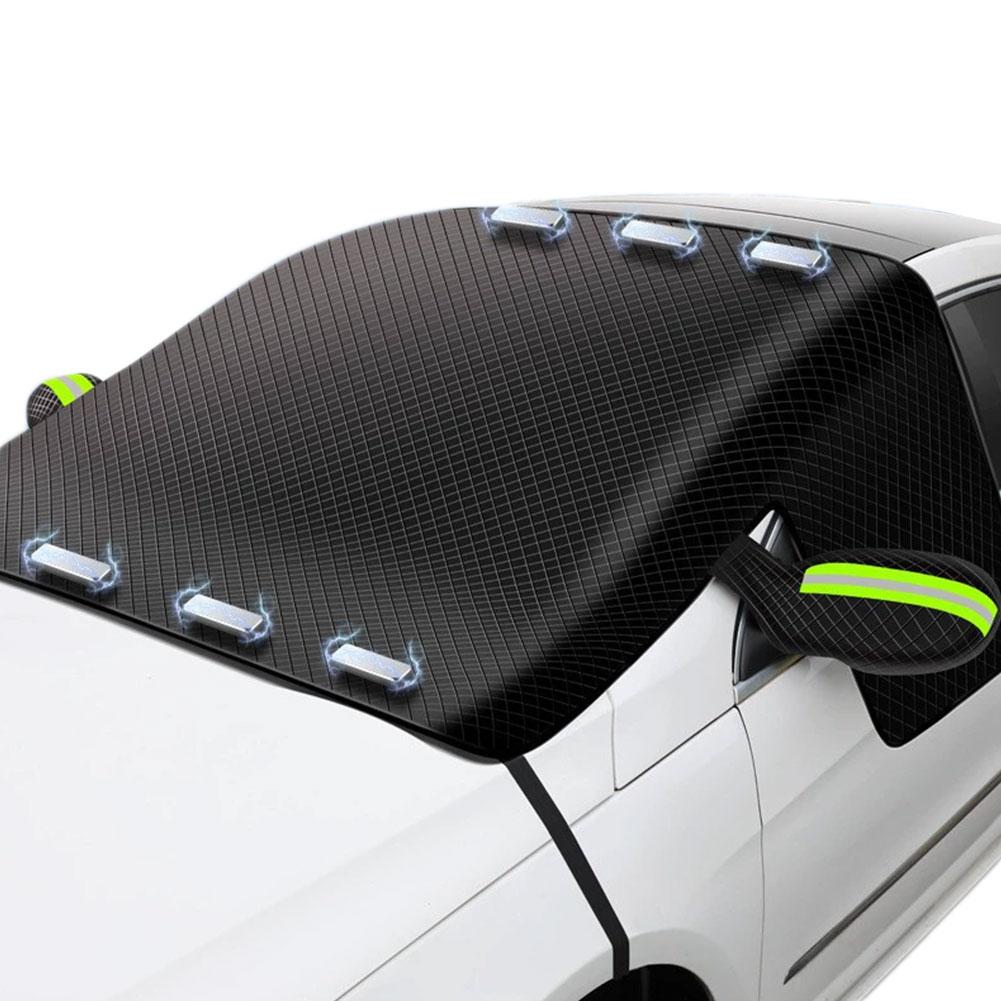 

Three-window Cover For Snow Cover For Car Front Sun Blocking Snow Cover Half Cover Cross-border Delivery зелёный