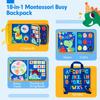 Popular Baby Early Education Felt Backpack Busy Board Toy