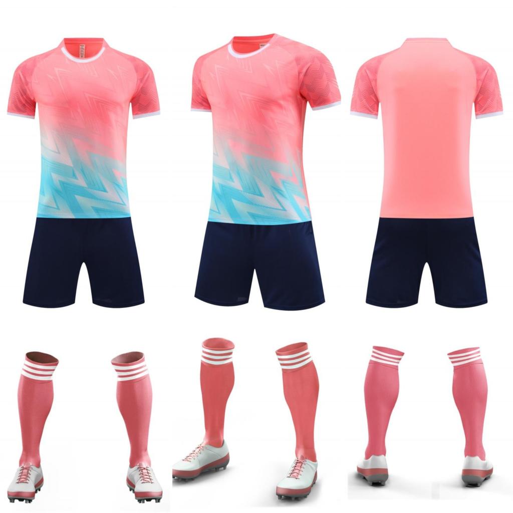Fußballtrikot Set Herren und Damen Sportbekleidung Kurzarm Schnelltrocknend Wettkampftrikot Teambuilding Trikot Trainings trikot