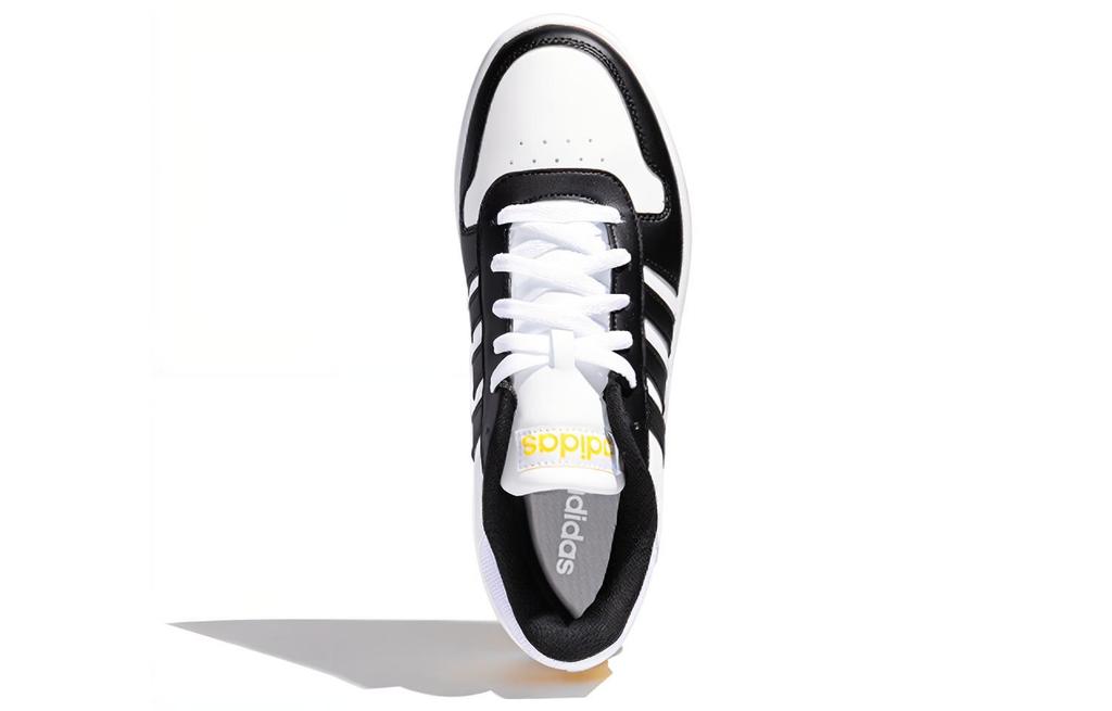 adidas Hoops 2.0 'Black White Yellow' FW5993