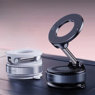 New Foldable Vacuum Adsorption Magnetic Car Phone Holder  Suction Cup Dedicated Navigation Phone Holder