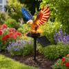American Flag Solar Light America 250th Anniversary Eagle Garden Light, Patriotic Memorial Day Decor, Outdoor Decoration Powered Stake for 4th of July