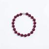 Retro Boho Round Bead Choker Colorful Plastic Beaded Handmade Knot Rope Necklace for Summer Beach Travel Wear