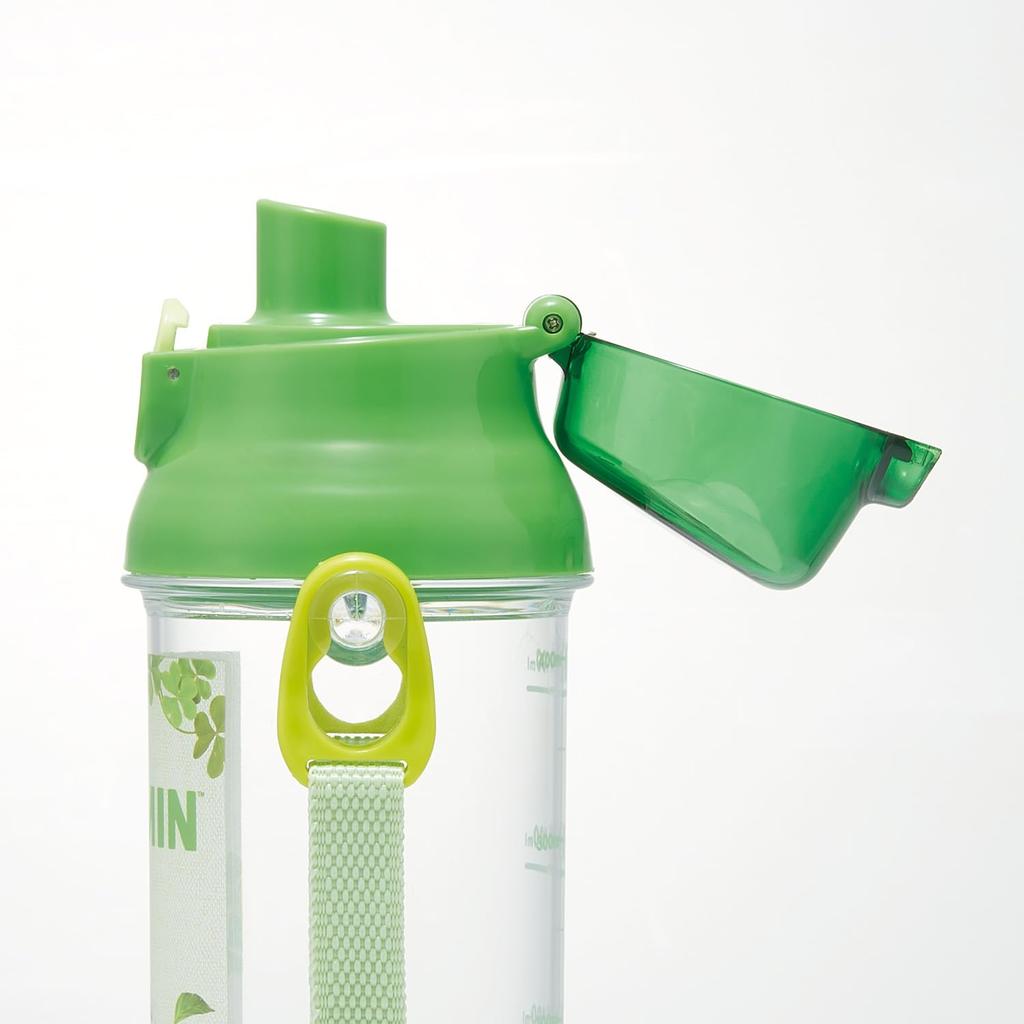 Skater Plastik-Wasserflasche 480ml mit Skala Pikmin PSB5TRC Kinder