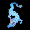 2024 Luminous 3D Printed Crystal Dragon Figurine - Fully Poseable
