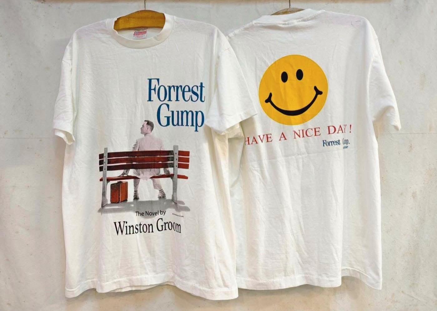 Vintage Forrest Gump TOM HANKS 1994 Movie Promo Sz.L Single Stitch Shirt REPRINT Unisex T-Shirt XXXL