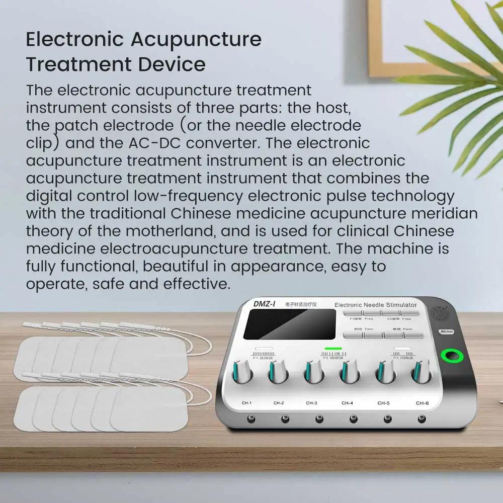 6 Channels Tens Unit Professional Physiotherapy Electroacupuncture Massager Body TENS Acupuncture Electrostimulator EMS Massage