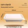 Eco-friendly Disposable Corn Starch Takeaway Boxes