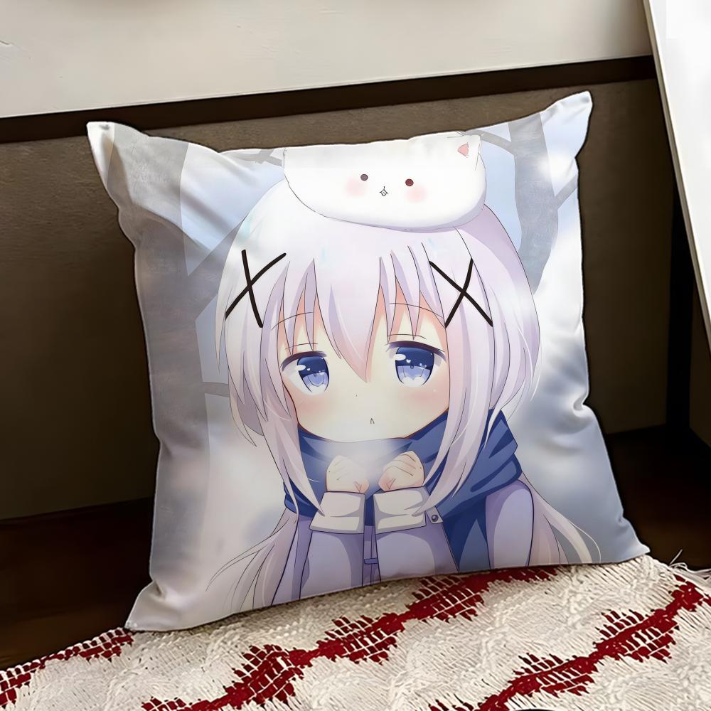 Cute Is the Order a Rabbit Cushion Cover Reversible Soft Durable Pillow Cover Home Car MultiScene Use for Daily Comfort
