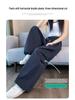 Women's Summer High Waist Yellow Drape Skirt Pants - Korean Style Loose Slimming Wide-Leg Casual Lantern Design.