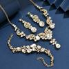 Fashion Bridal Accessories Wedding Dress Necklace Set Women'S Rhinestone Jewelry Dress Photography
