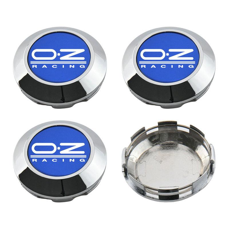 1 Juego/4 Piezas Diámetro Exterior 76MM / Diámetro Interior 72MM Tapa Para Llantas Tapacubos Centrales con Logo OZ Tapa de Rueda de Coche Deportivo Tapacubos
