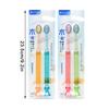 2/4 Pcs Extra-long Brush Head Antibacterial Soft Bristle Toothbrush With Non-slip Handle And Suction Cup Base Upright Design