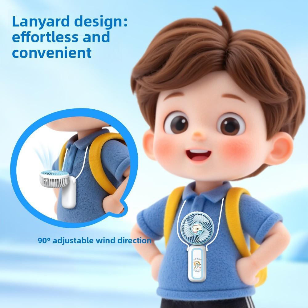 Cute Collapsible Usb Fan With 3speed Settings For Children And Personal Use