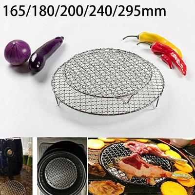 Grillfolie Backrost BBQ-Rack Grill rund Kühl-Backrost Neu Heiß Oben