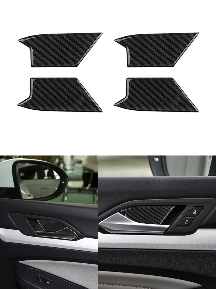 For Volkswagen VW Golf 8 MK8 GTI 2025 Car Carbon Fiber Interior Button Panel Trim Sticker Frame Styling Accessories