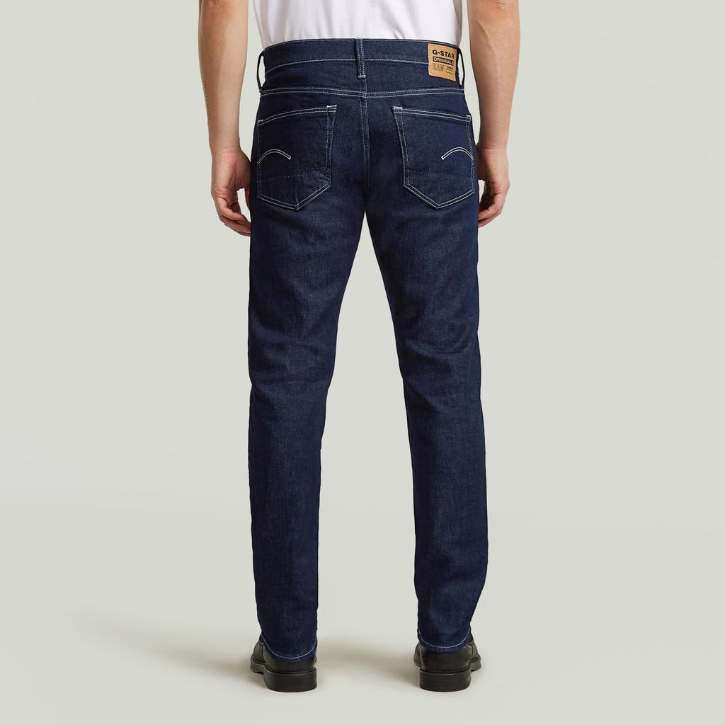 G-Star Jeans Men Denim Pants Straight Fit Navy 3301 Regular Tapered 51003-E611-082-W29/L30