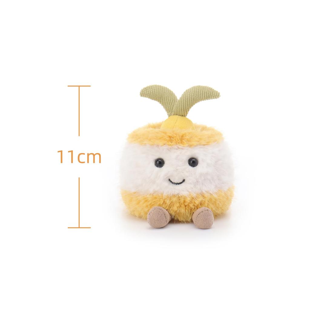 Apricot Lamb Delicious Lemon Cake Plush Toy for Soft and Cute Fluffy Lemon Cake for Girls and 11cm Kids, Boys,