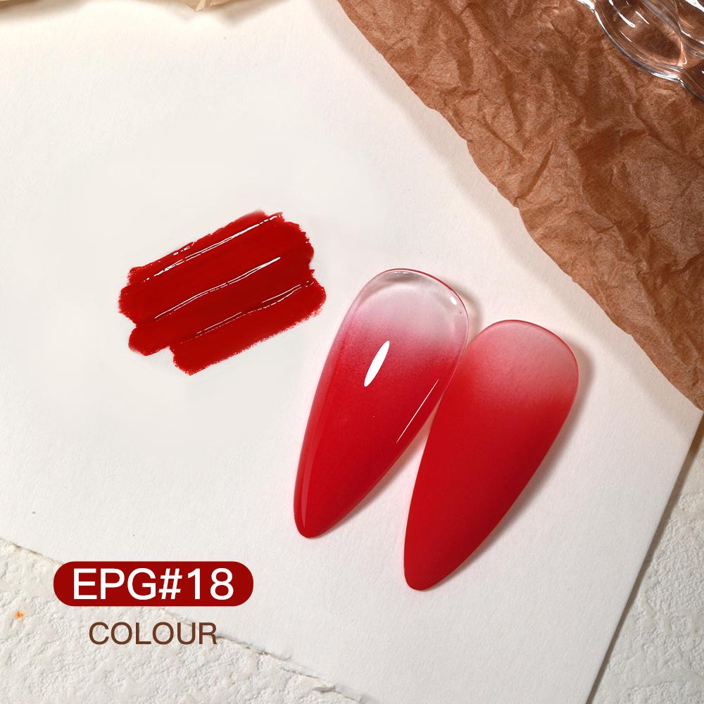 AS Rouge Pat Gel Nail Polish: High Saturation, Thick Gradient Blush Smudge Gel