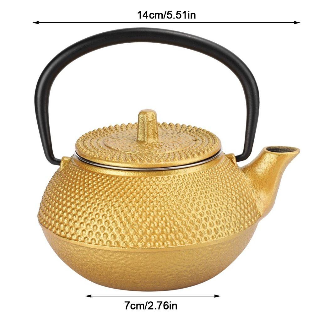 Stovetop Cast Iron Teapot Stainless Steel Infuser Japanese Tetsubin Kettle Tea Brewing