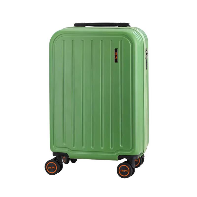Folli Follie Fashion Lightweight Vertical Stripe Rolling Luggage 20 inches