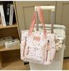 Schoolbag Japanese ins new high-value fresh and sweet star make-up bag women's light travel large-capacity backpack