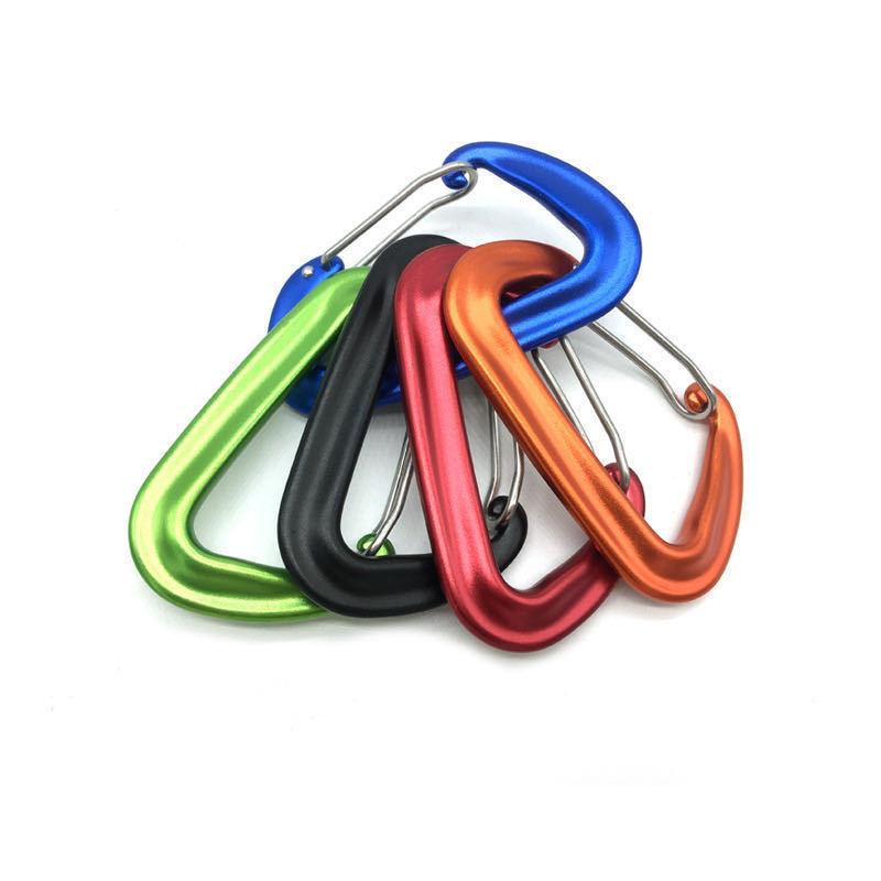 1 Stück Outdoor Camping Ausrüstung Schnell-Gear D-förmiger Aluminiumlegierung Karabiner, Felskletterhaken, Sicherheitshaken, Feiertagsgeschenk