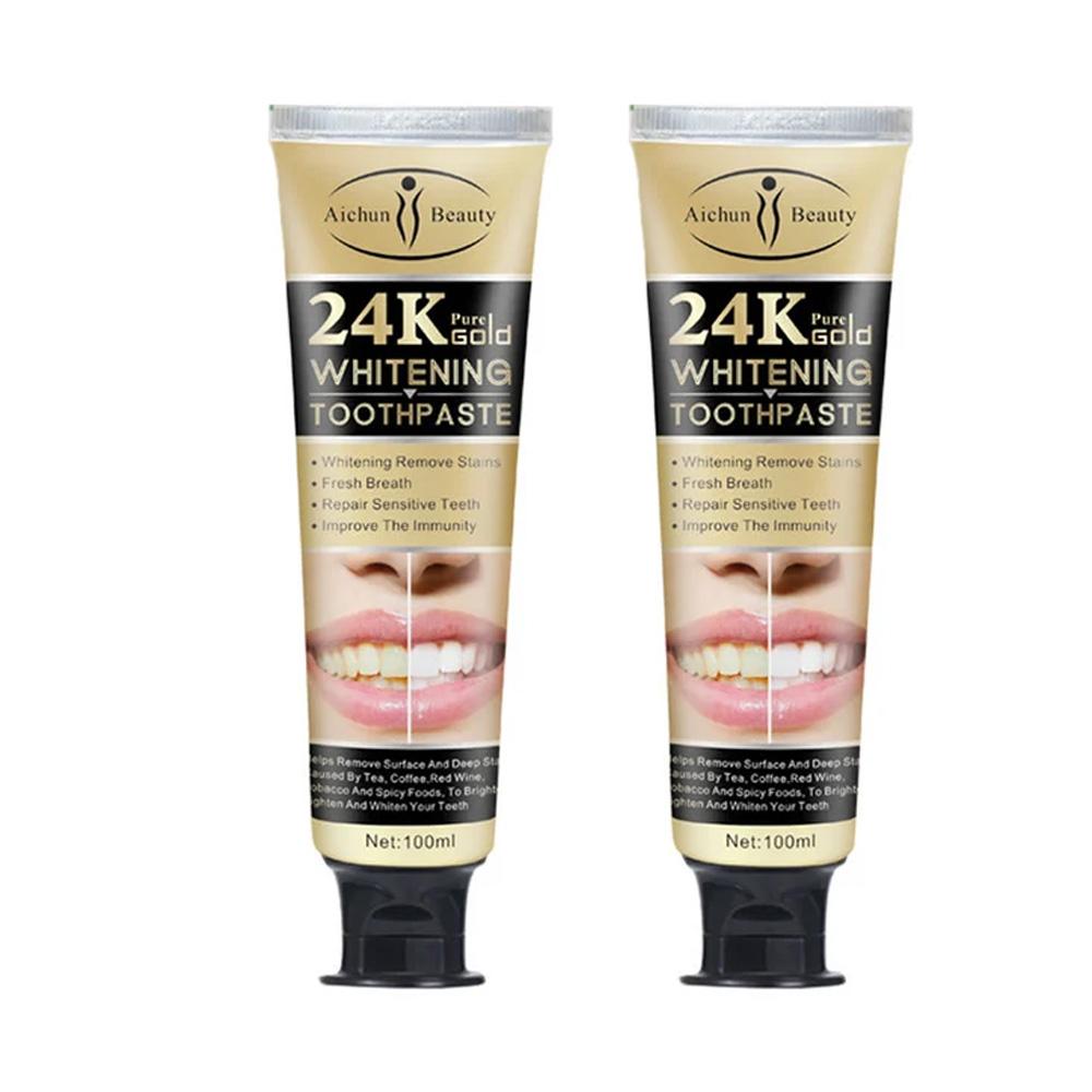 

100 г отбеливающая зубная паста, глубокое очищение десен, восстановление полости рта, продукт для гигиены чувствительных зубов, зубная паста, уход за полостью рта 2pcs