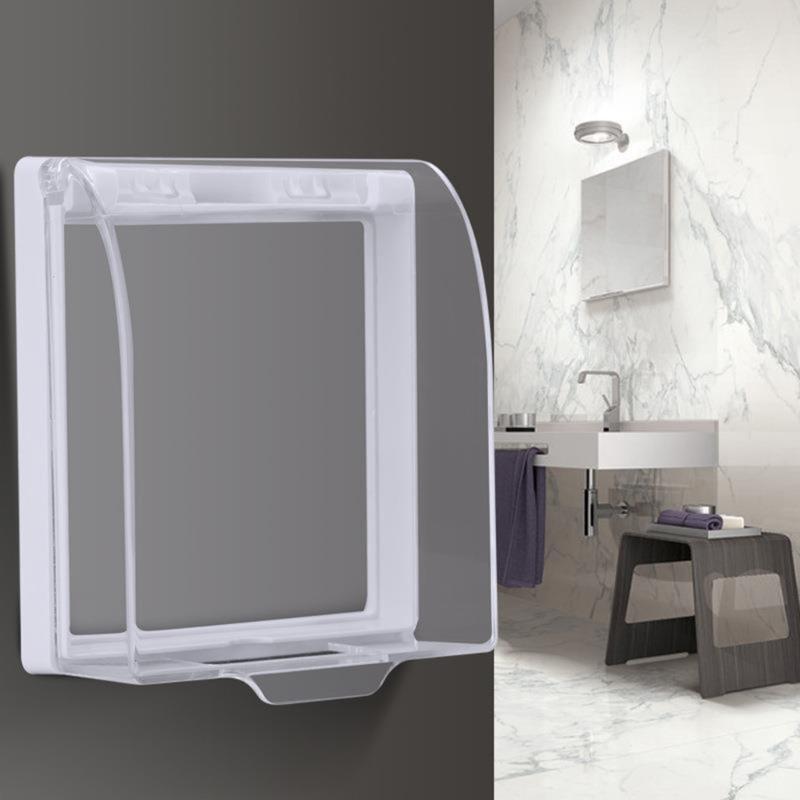 Gniazdko zewnętrzne typu 86 Wodoodporna obudowa Plastikowa osłona gniazdka elektrycznego Gniazdko montowane na ścianie Pyłoszczelna obudowa Łatwe w montażu