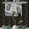 Black PVC Striped Self-adhesive Wallpaper Moisture-proof Living Room TV Home Decoration Background Wall Self-adhesive Sticker