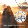 Fashionally Simple, Faith-inspired Round Hill-shaped Mustard Seed Stainless Steel Necklace