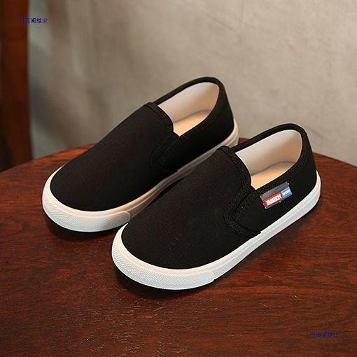 Kindergarten Cloth Shoes Pedal Baby Canvas Shoes Spring and Autumn Soft-soled Girls Boys Board Shoes Breathable Shoes Children's New Models