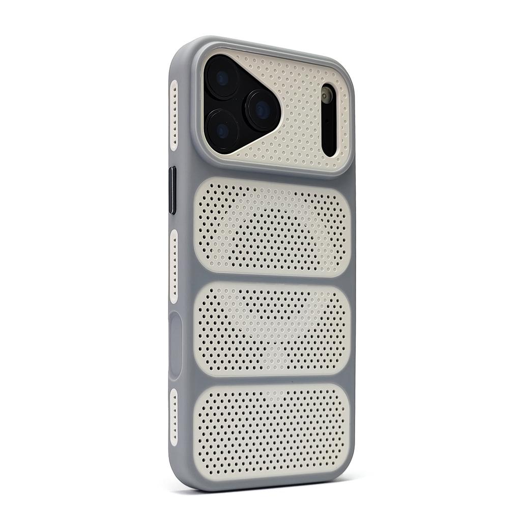 Heat Dissipation Hollow Bumper Case For iPhone 17 Pro Max 16 15 14 Plus 13 12 For Magsafe Magnetic Breathable Shock Proof Cover