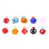 10Pcs Mushroom Ceramic Beads Cute Mini Colorful Loose Spacer Beads For Diy Jewelry Making Bracelet Necklace Accessories