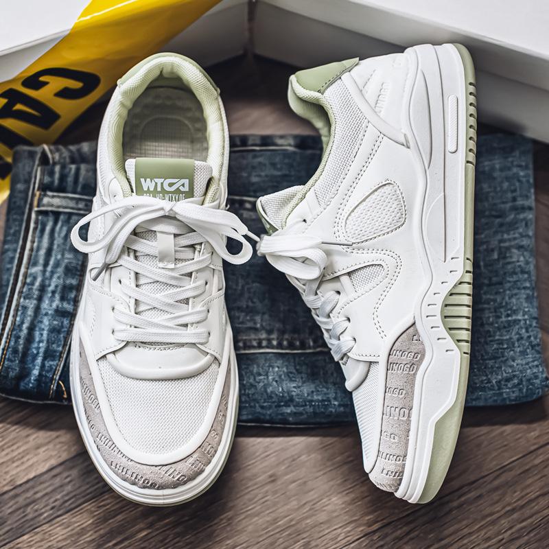 Korean version of small white board shoes men's 2025 summer new fashion versatile youth breathable lightweight casual sports shoes