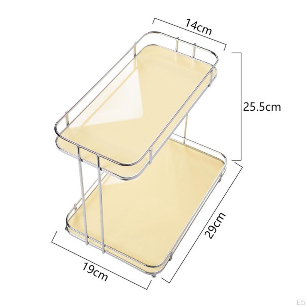 Bathroom Counter Organizer Holders with Handles Multi- Layers Home Storage And Display Fruit Pies