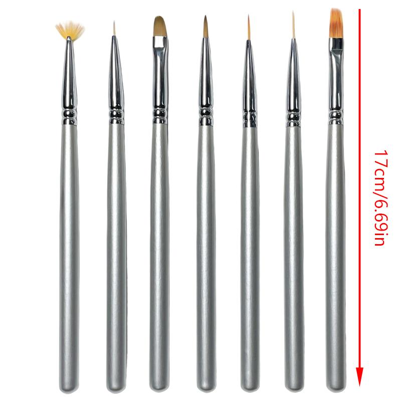 Pinceau Stylo Nail Art Gel UV DIY Peinture Liner Manucure Pinceaux à Dessin en Bois Design Ongles Pointe Affichage Outils de Peinture